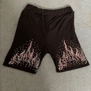 Dollskill Flame Biker shorts